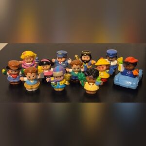 Little People Bundle - 14 Vintage Characters Caveman Eddie Pilot King Farmer
